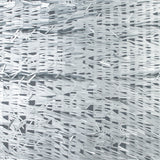 Soft Tulle with Fringe Sequins - Dull Silver - Phryne Collection
