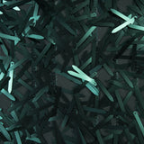 Soft Tulle with Fringe Sequins - Dull Emerald - Phryne Collection
