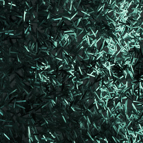 Soft Tulle with Fringe Sequins - Dull Emerald - Phryne Collection