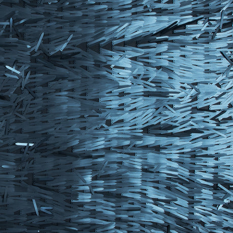 Soft Tulle with Fringe Sequins - Dull Navy - Phryne Collection