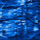 Soft Tulle with Fringe Sequins - Dull Royal Blue - Phryne Collection