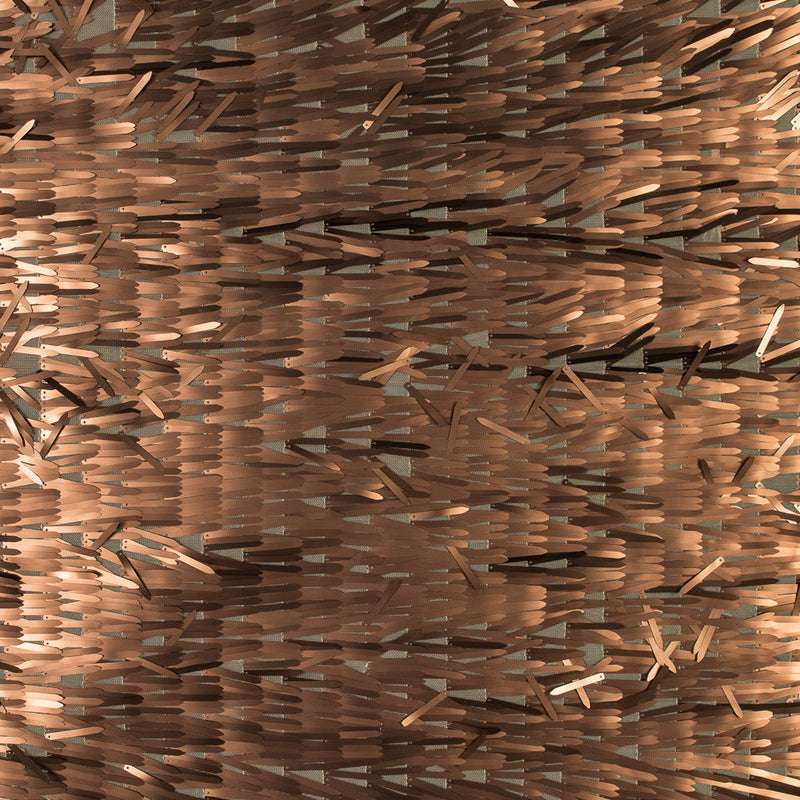Soft Tulle with Fringe Sequins - Dull Gold - Phryne Collection