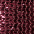 Fringe Sequin Fabric - Cranberry Chevrons