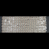 Fringe Sequin Fabric - Rose Gold and Beige Chevrons
