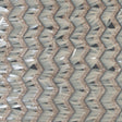 Fringe Sequin Fabric - Rose Gold and Beige Chevrons