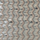 Fringe Sequin Fabric - Rose Gold and Beige Chevrons
