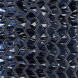 Fringe Sequin Fabric - Navy Chevrons