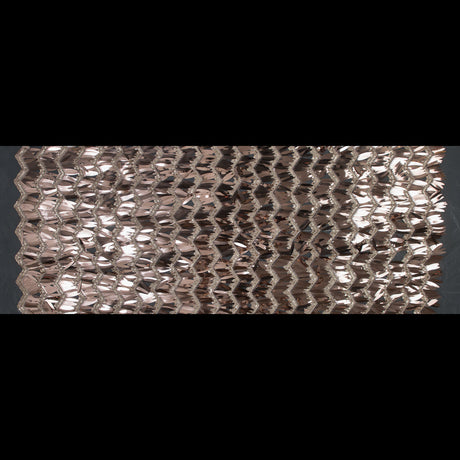 Fringe Sequin Fabric - Rose Gold Chevrons