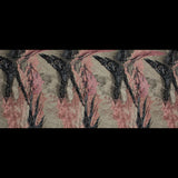 Pink, Beige and Black Abstract Jacquard