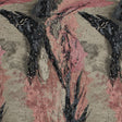 Pink, Beige and Black Abstract Jacquard