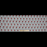 Red, White and Black Cat with Top Hat Jacquard