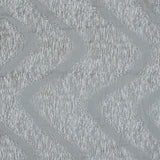 Organza Burnout Jacquard - Silver Chevron