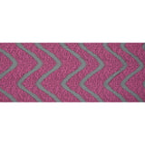 Organza Burnout Jacquard - Pink Chevron