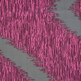 Organza Burnout Jacquard - Pink Chevron