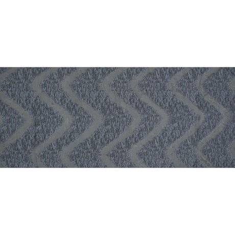 Organza Burnout Jacquard - Gray Chevron