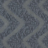 Organza Burnout Jacquard - Gray Chevron
