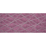 Pink Geometric Burnout Jacquard