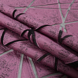 Pink Geometric Burnout Jacquard