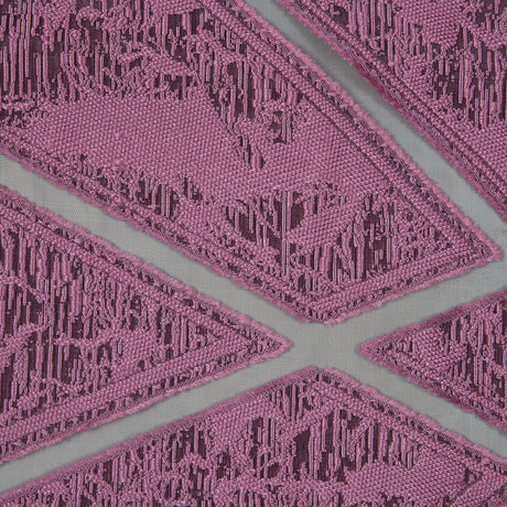 Pink Geometric Burnout Jacquard