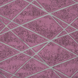 Pink Geometric Burnout Jacquard