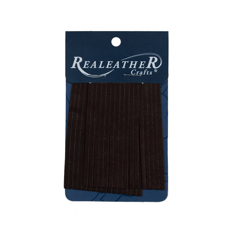 Realeather Chocolate Deerskin Fringe Trim