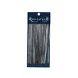 Realeather Metallic Silver Deerskin Fringe Trim - 6"