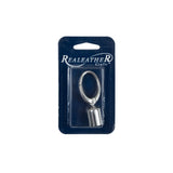 Realeather Chrome Tassel Topper Key Chain
