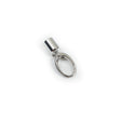 Realeather Chrome Tassel Topper Key Chain