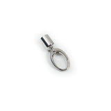 Realeather Chrome Tassel Topper Key Chain