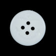 White Plastic Anchor 4-Hole Button - 40L/25.5mm
