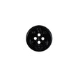 Black Plastic Anchor 4-Hole Button - 20L/12.5mm