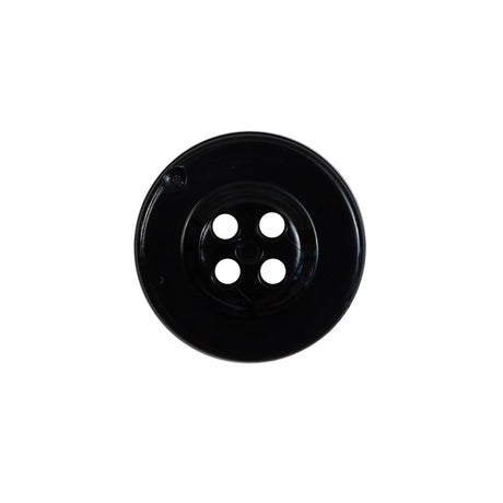 Black Plastic Anchor 4-Hole Button - 32L/20mm