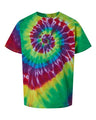 Youth Multi-Color Spiral Tie-Dyed T-Shirt