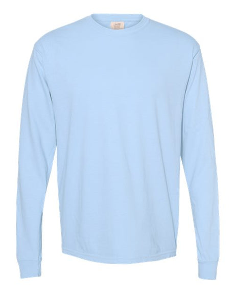 Comfort Colors® Garment-Dyed Heavyweight Crewneck Long Sleeve T-Shirt