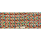 Jade, Ochre and Tangerine Geometric Printed Mikado