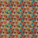 Jade, Ochre and Tangerine Geometric Printed Mikado