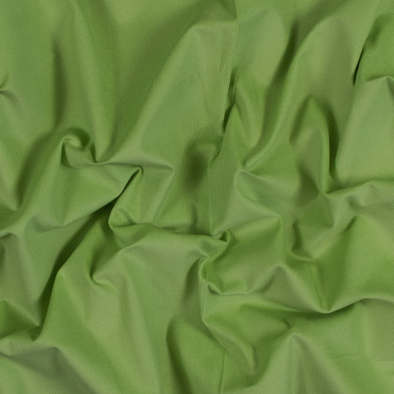 Featherwale Cotton Corduroy - Limelight Green - Dawn Collection