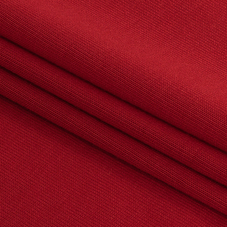 Red Solid Cupro Jersey