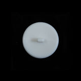 Italian White Beveled Shank Back Button - 30L/19mm