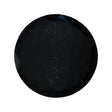 Italian Black Beveled Shank Back Button - 44L/28mm