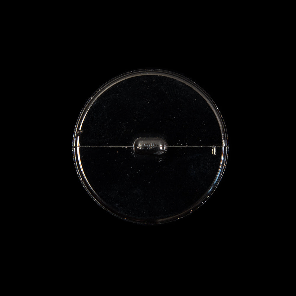 Italian Gunmetal Beveled Shank Back Button - 36L/23mm