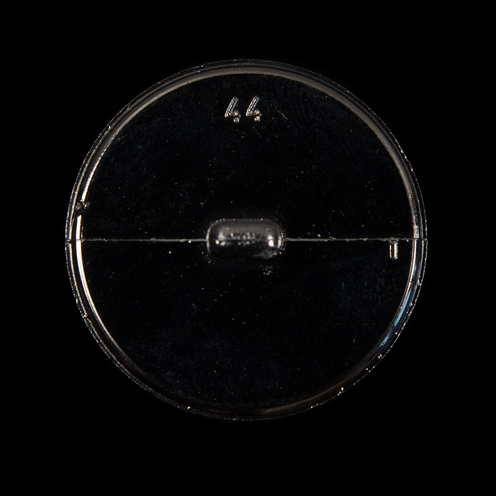 Italian Gunmetal Beveled Shank Back Button - 44L/28mm