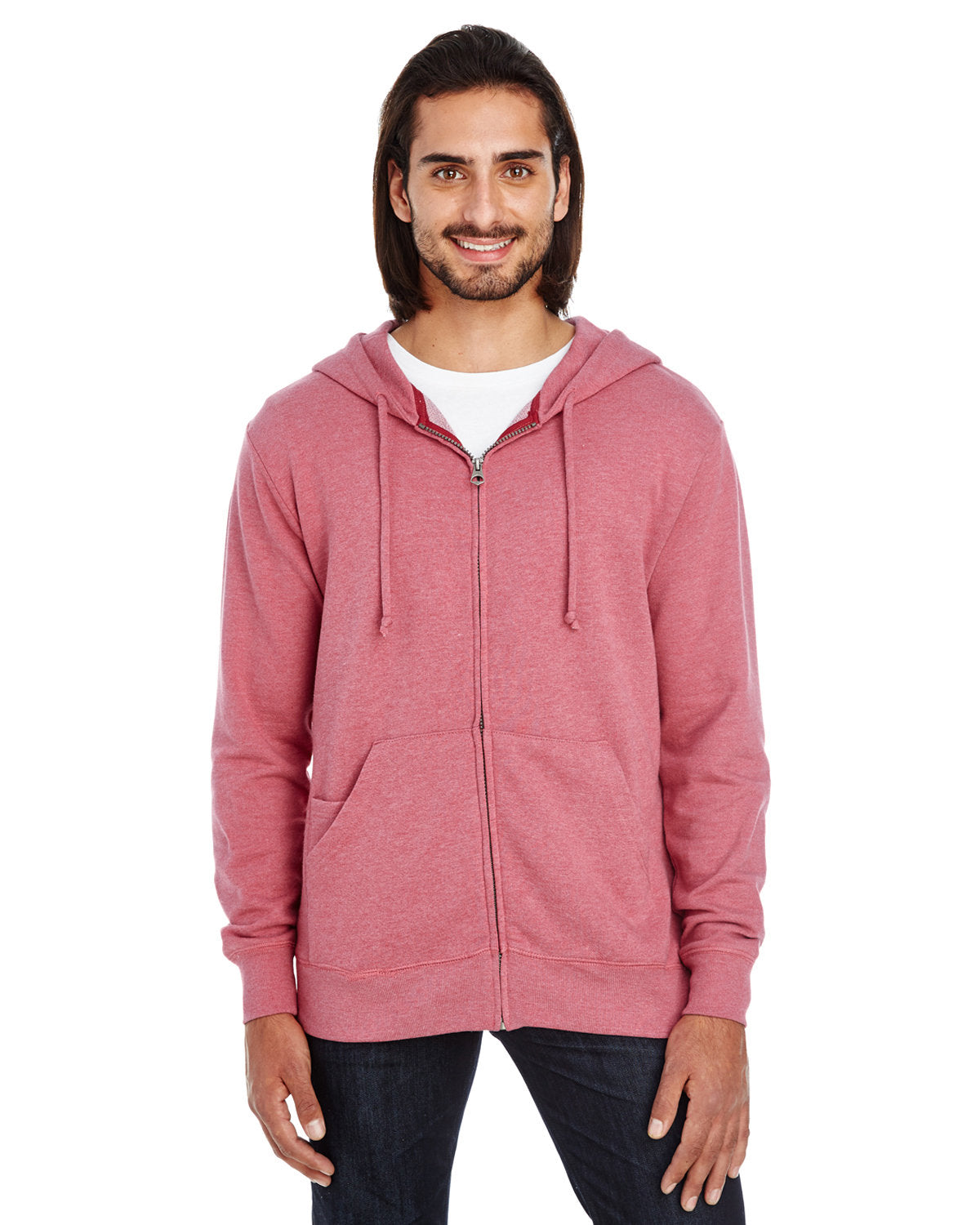 Unisex Triblend French Terry Full-Zip