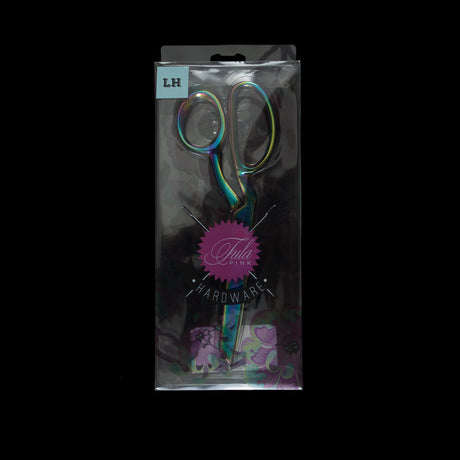 Tula Pink Oil Slick Left-Handed Hardware Shears - 8"