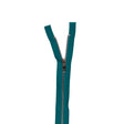 Jade and Silver Metal Two-Way Zipper - 36"