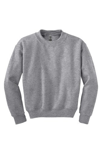 Gildan® Youth Heavy Blend Crewneck Long Sleeve Sweatshirt