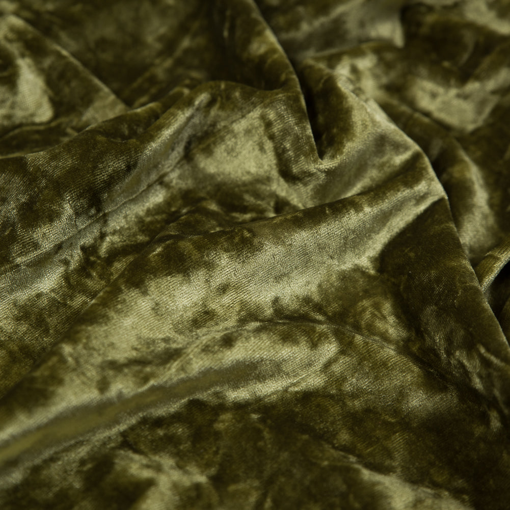 Crushed Velour - Woodbine Green - Auguste Collection