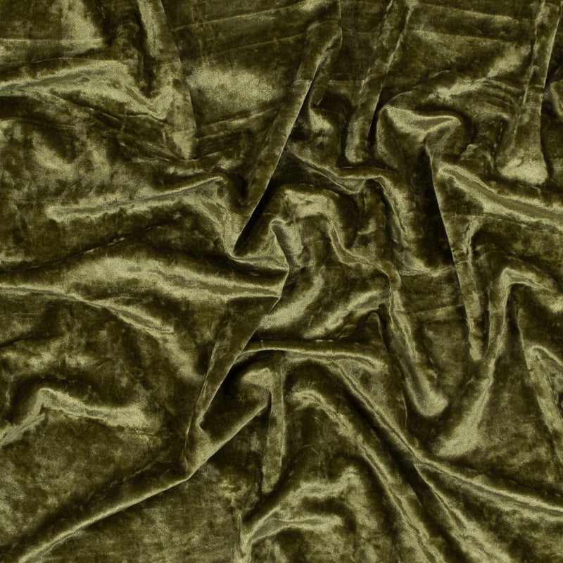Crushed Velour - Woodbine Green - Auguste Collection