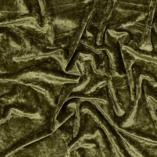 Crushed Velour - Woodbine Green - Auguste Collection