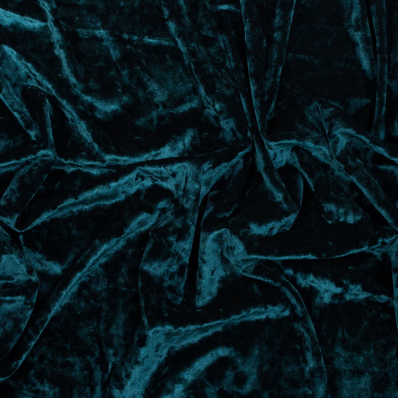 Crushed Velour - Pacific Blue - Auguste Collection
